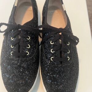 Kate Spade Champion Glitter Celebration Lace Up Sneakers